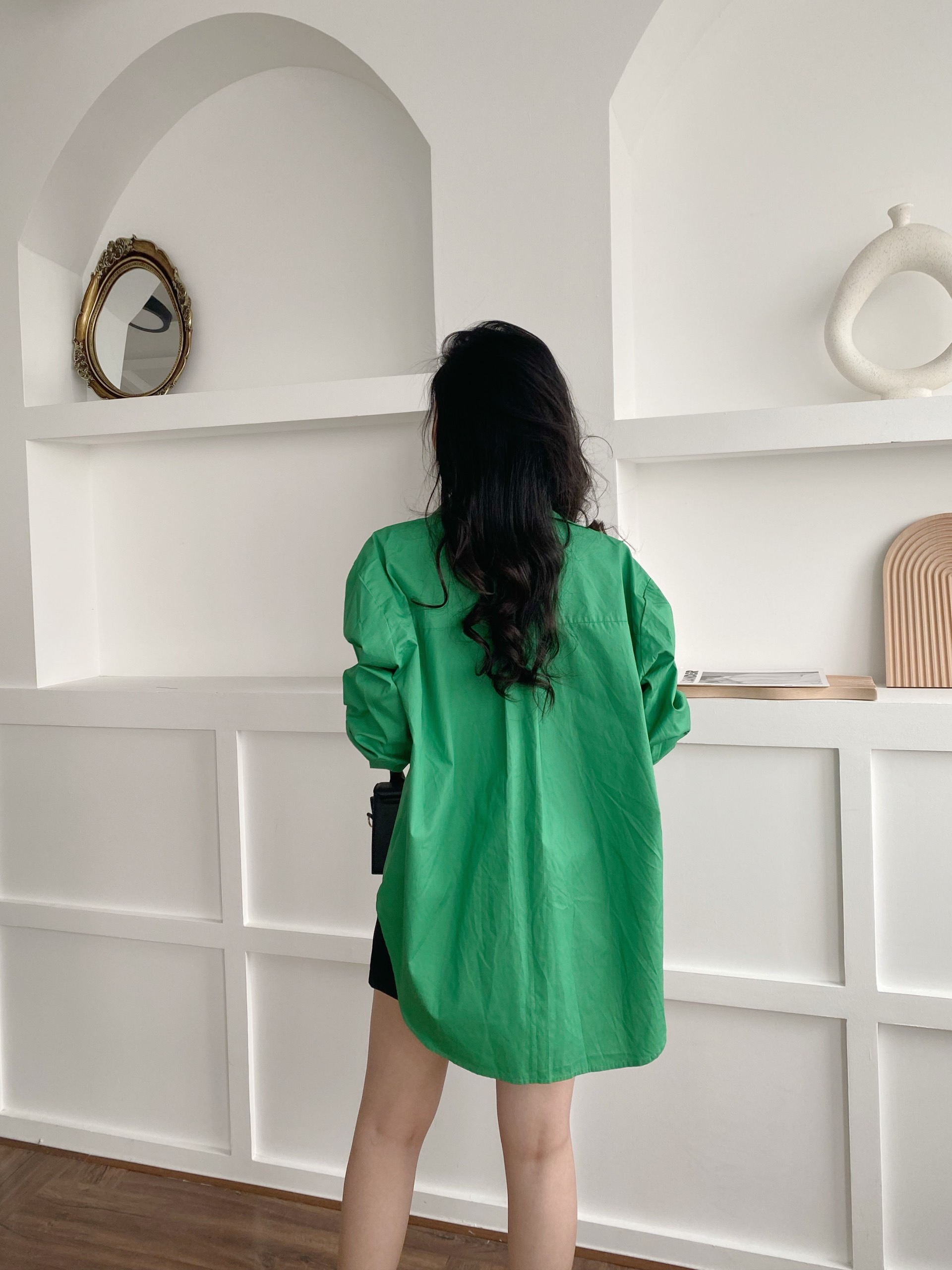 YU CHERRY | Áo nữ Basic Cotton Shirt YA381