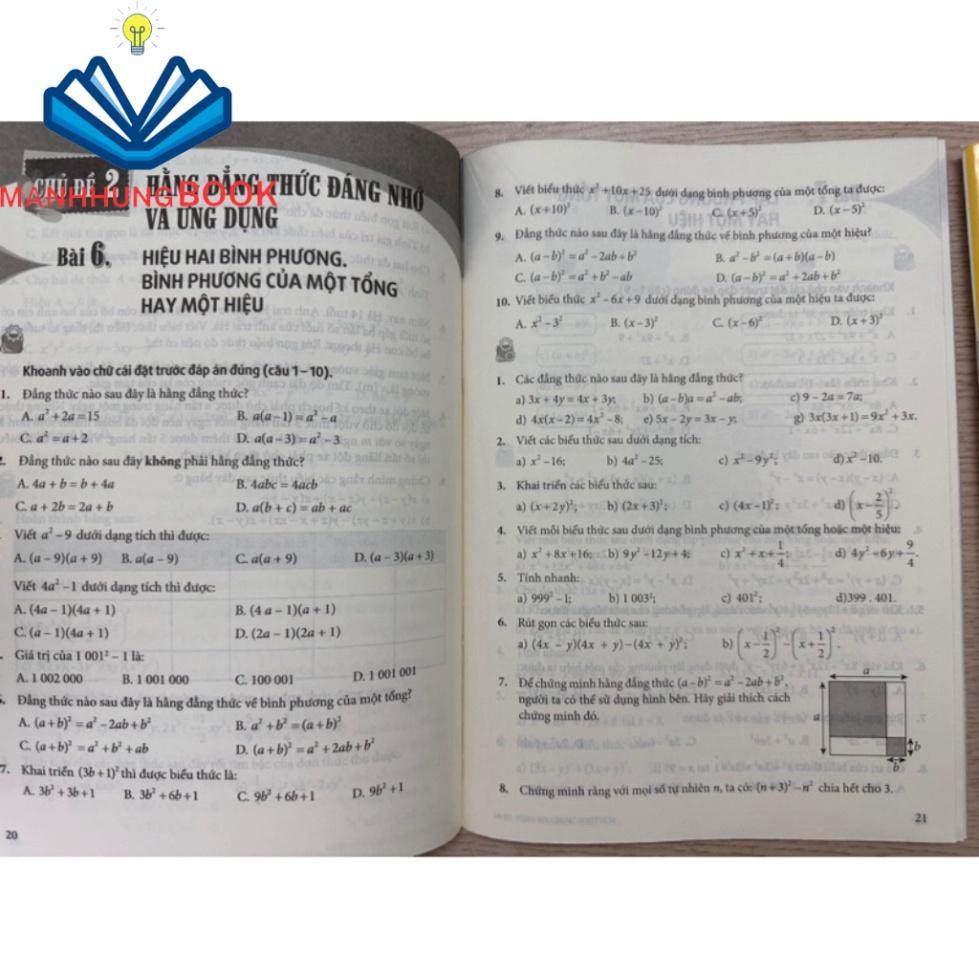 Sách - Bài tập Toán 8 cơ bản và nâng cao ( Tập 1 + Tập 2)