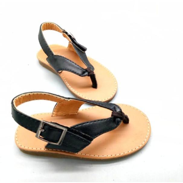 Giày sandal xỏ ngón đế lót da cao cấp và chống trượt cho bé G809