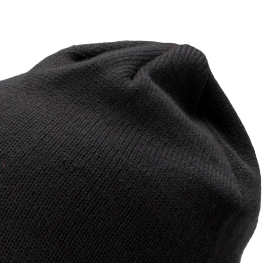 Unisex Winter Beanie Knit Hat Thick Warm Caps Solid Color Beanie Hat