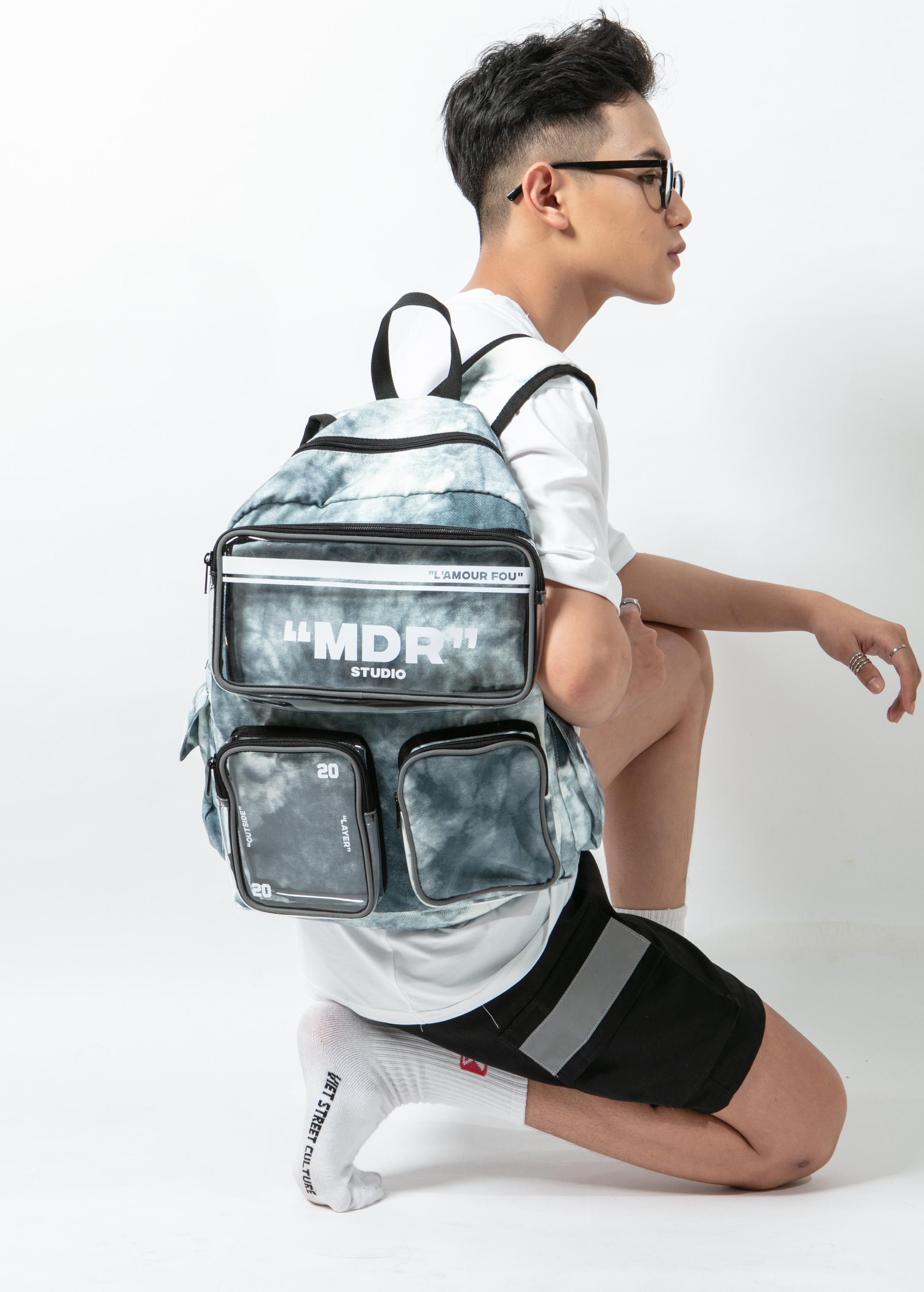 Balo đi học thời trang Nam nữ chống nước đựng laptop Season 4 Local Brand Midori M Studio