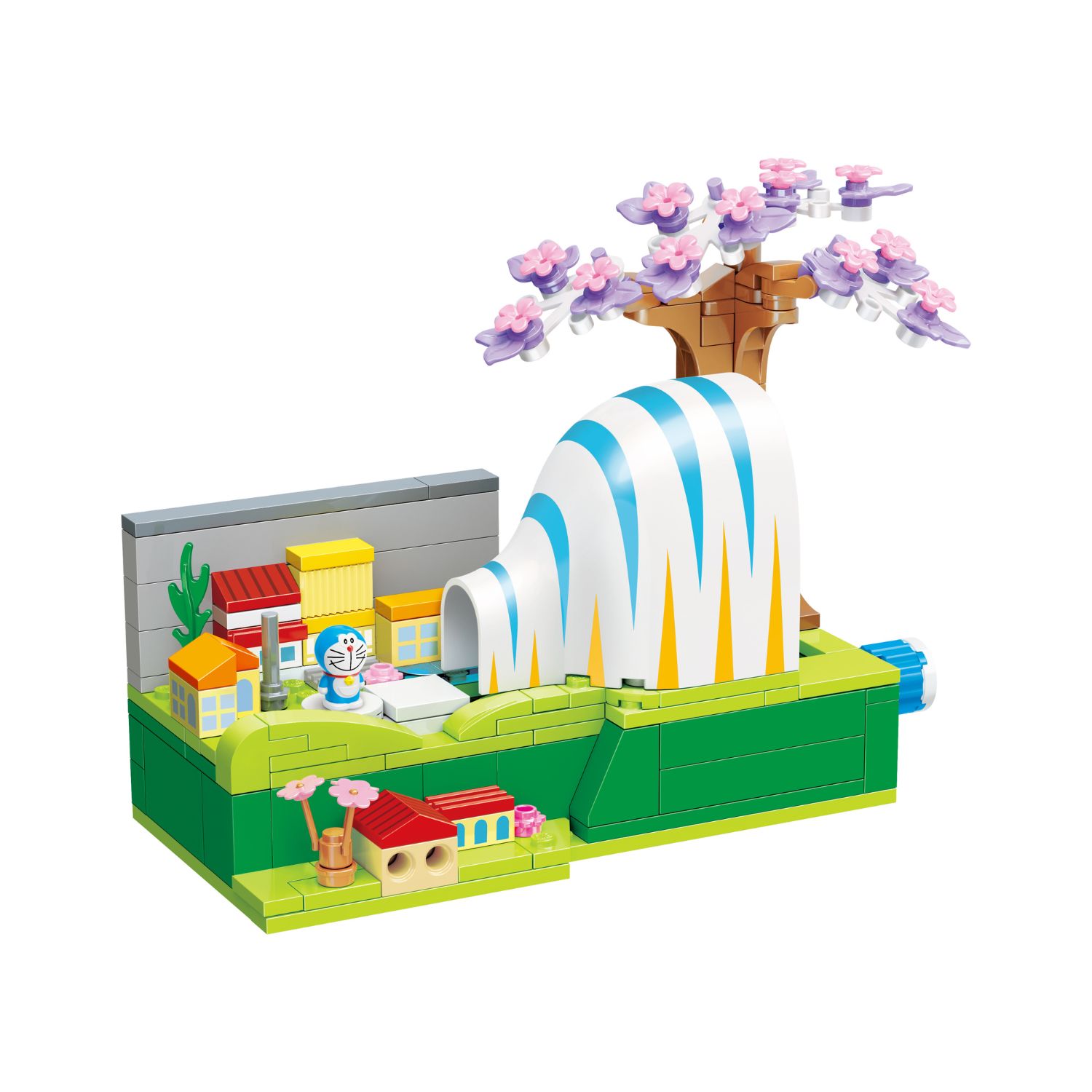 Đồ Chơi Lắp Ráp KEEPPLEY Doraemon Gulliver Tunnel K20417 - Đường Hầm Thu Nhỏ Building Block  - Herbie Toys