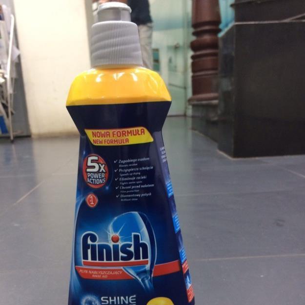 Combo 2 chai Nước làm bóng Finish (400ml x2) (Hương chanh