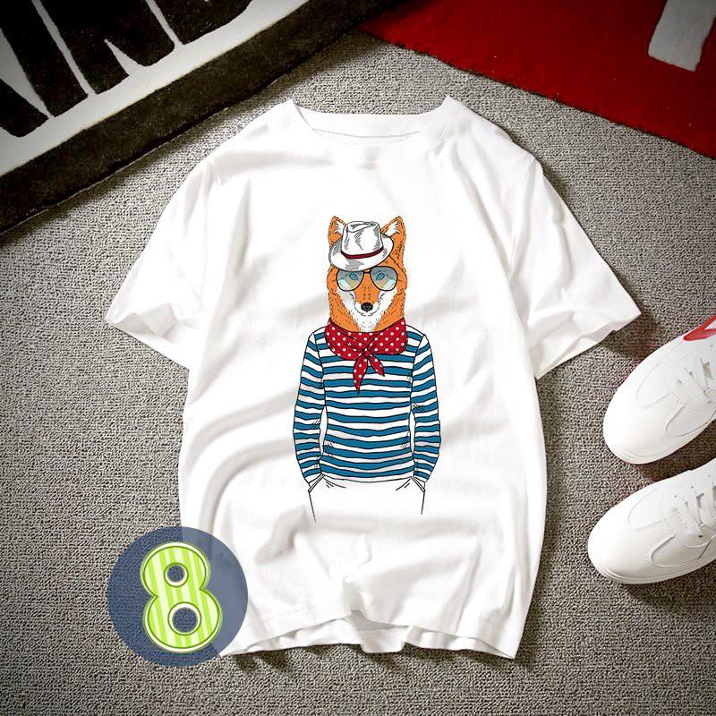 Áo thun unisex họa tiết hoạt hình thời trang ATN417