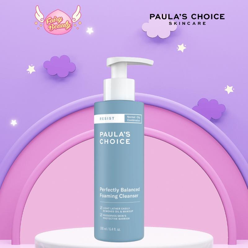Sữa Rửa Mặt Cân Bằng Cho Da Dầu Lão Hóa Paula's Choice Resist Perfectly Balanced Foaming Cleanser