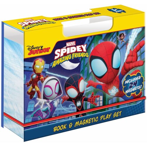 Spidey And His Amazing Friends - Book &amp; Magnetic Play Set