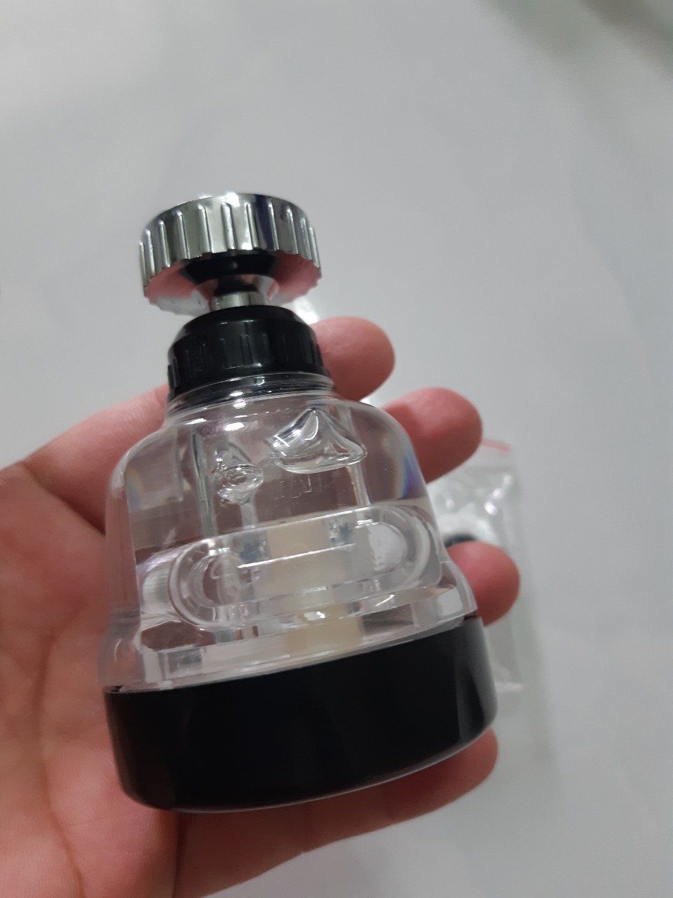 Đầu vòi nối xoay 360 độ tăng áp dành cho vòi rửa chén