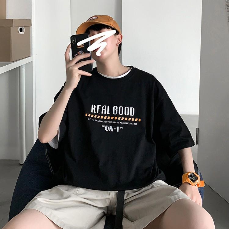 Áo thun tay lỡ Real Good