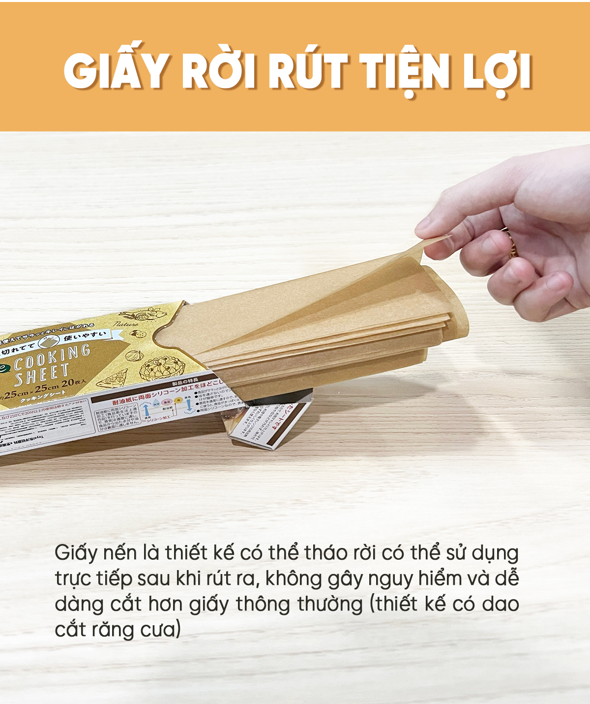 [MyJae x Toyal] Giấy Nến 2 Mặt Lót Nồi Chiên, Nướng Bánh, Giấy Lót Chống Dính 25cm x 25cm (20 Tờ/Hộp)