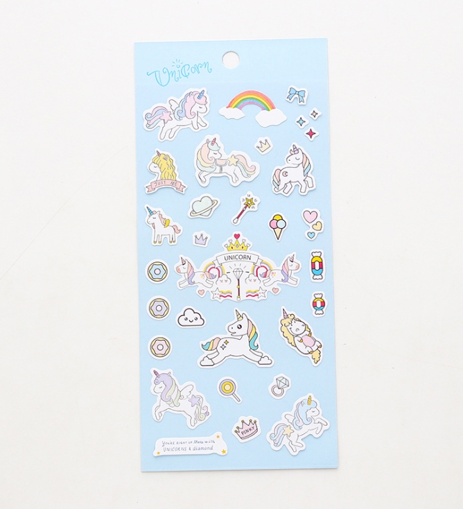 Sticker dán trang trí Unicorn