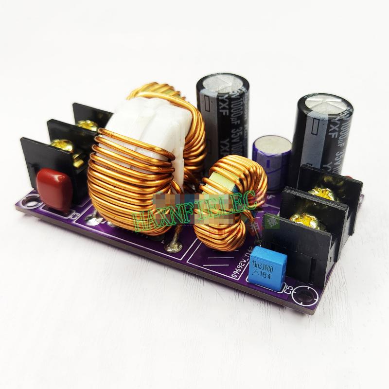 20A DC LC Lọc Công Suất EMI Lọc Nhiễu Điện Từ EMC FCC Công Suất Cao Tần Số Lọc Cho Ô Tô Xe Máy Âm Thanh