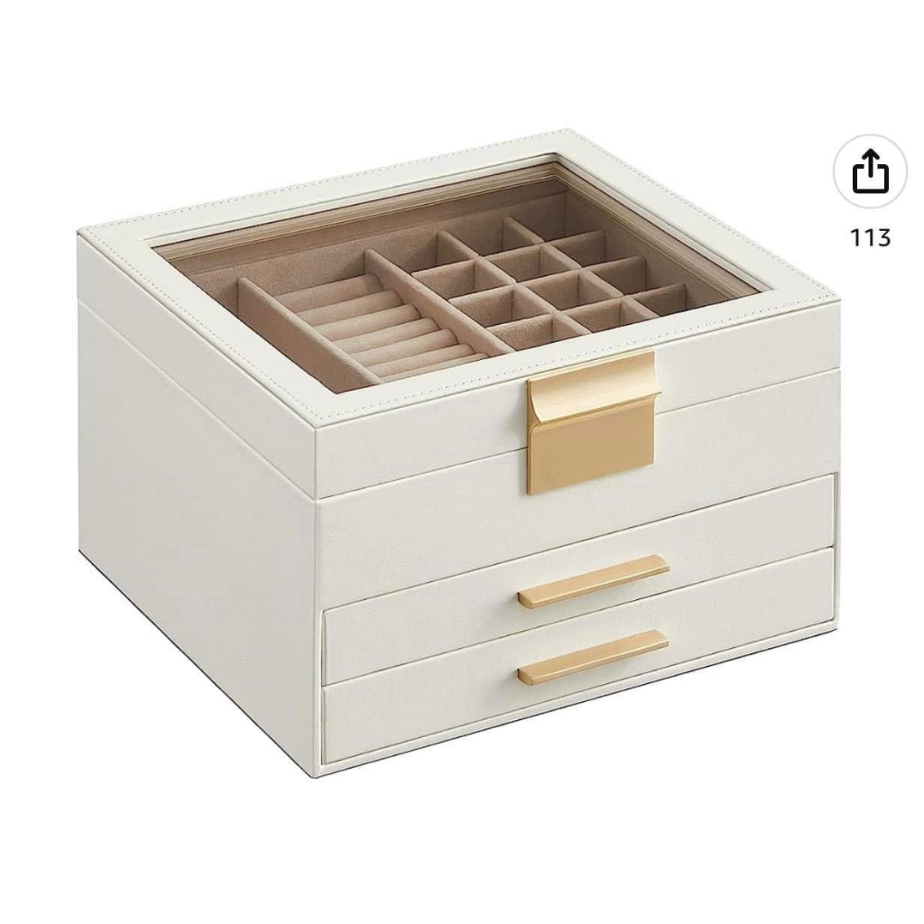 Hộp Đựng Trang Sức, Mắt Kính Songmics,  Nhập Đức