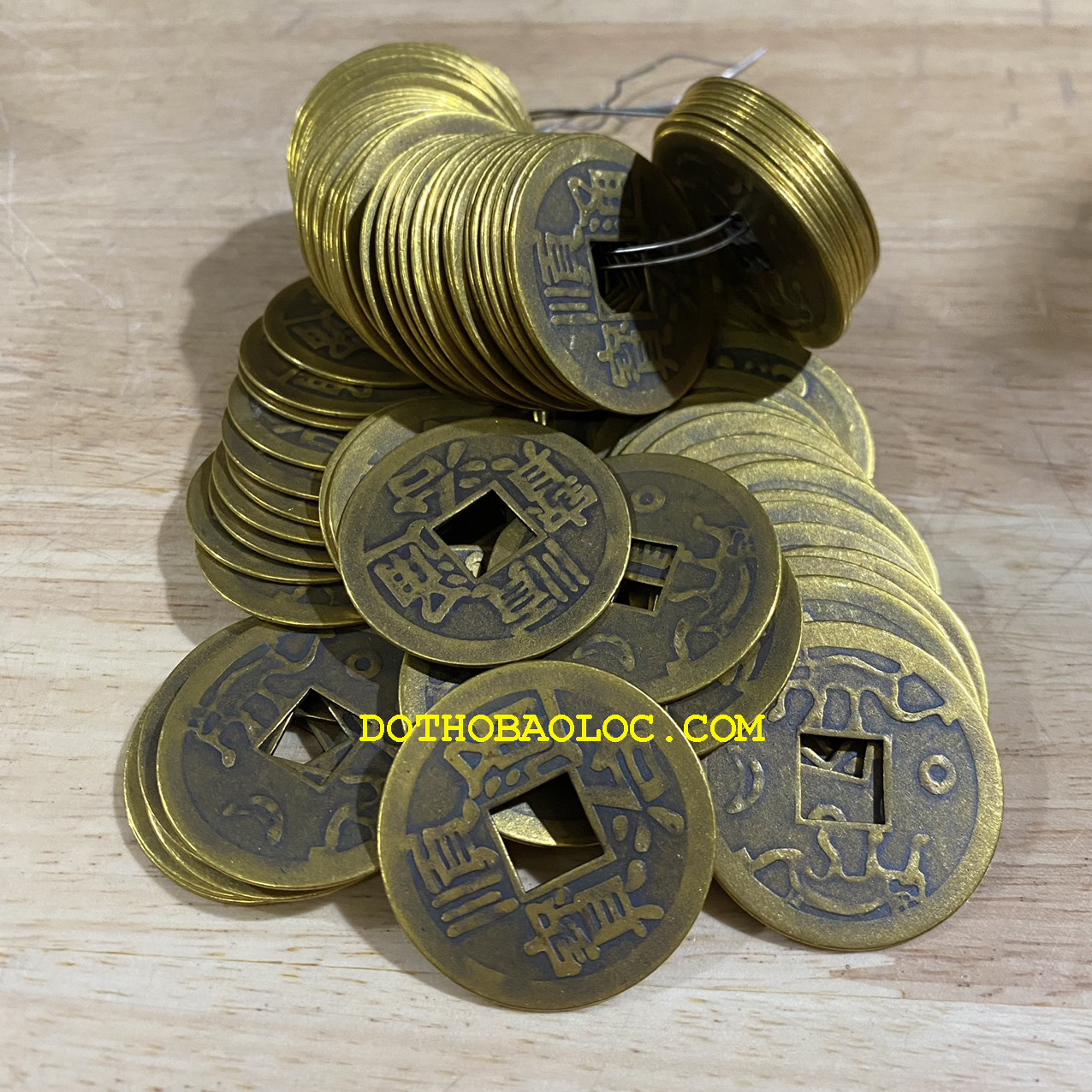 Đồng xu cổ phong thủy đường kính 4.2cm - mang lại may mắn, thịnh vượng