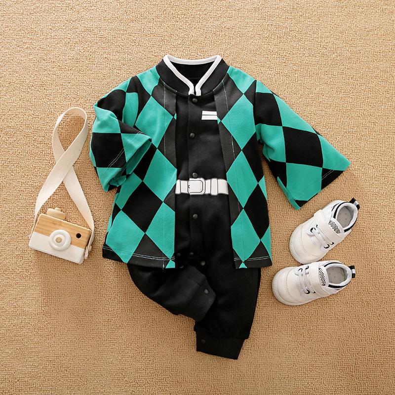 Rồng DBZ Anime Bộ Quần Áo Bé Trai Bé Halloween Trang Phục Hóa Trang Jumpsuit Sơ Sinh Rompers Cotton Sơ Sinh Sinh Ra Quần Áo Trẻ Em Mặc 2021