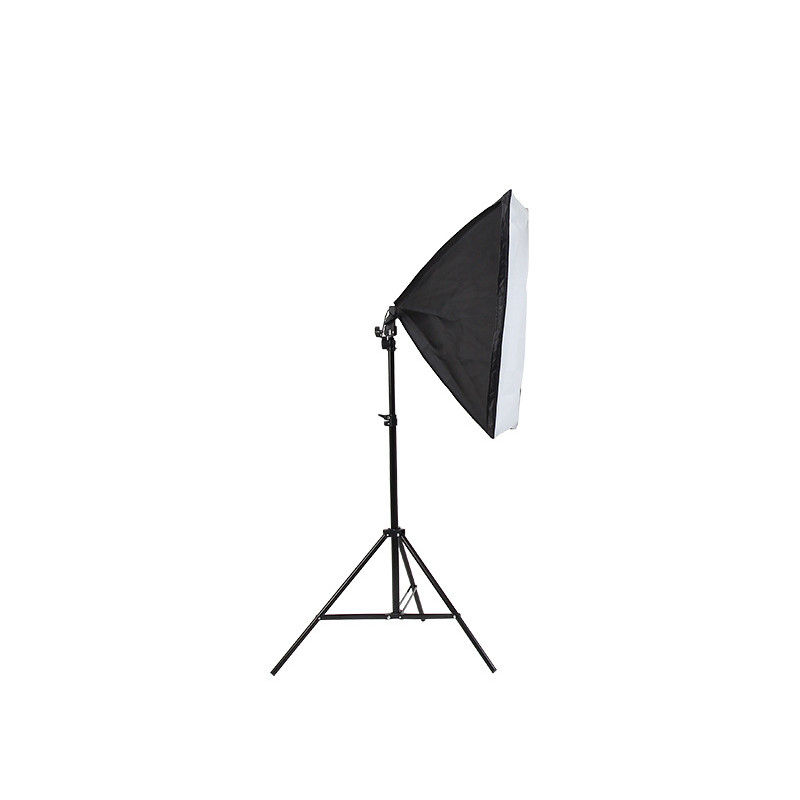 Bộ chân đèn đứng Chụp Ảnh Sản Phẩm, Studio, quay phim, Livestream chuyên nghiệp, chân đèn cao 2m kèm Softbox 50x70cm, đầy đủ dây cắm và công tắc đèn ( không kèm bóng)