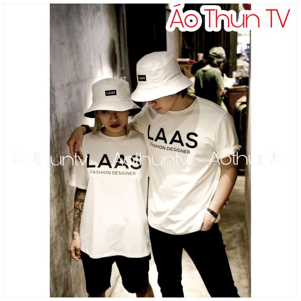 Áo thun LAAS nam nữ oversize 2 màu trắng đen siêu đẹp, áo phông tay lỡ form rộng,mặc đôi, mặc nhóm