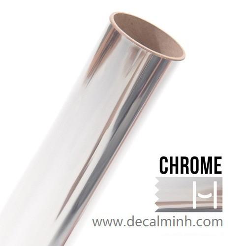 Decal xi chrome bạc tráng gương chống trầy 3 lớp (cao cấp) dán xe, điện thoại