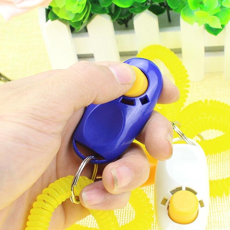 Clicker, dụng cụ huấn luyện chó mèo chim, còi hiệu lệnh huấn luyện thú cưng