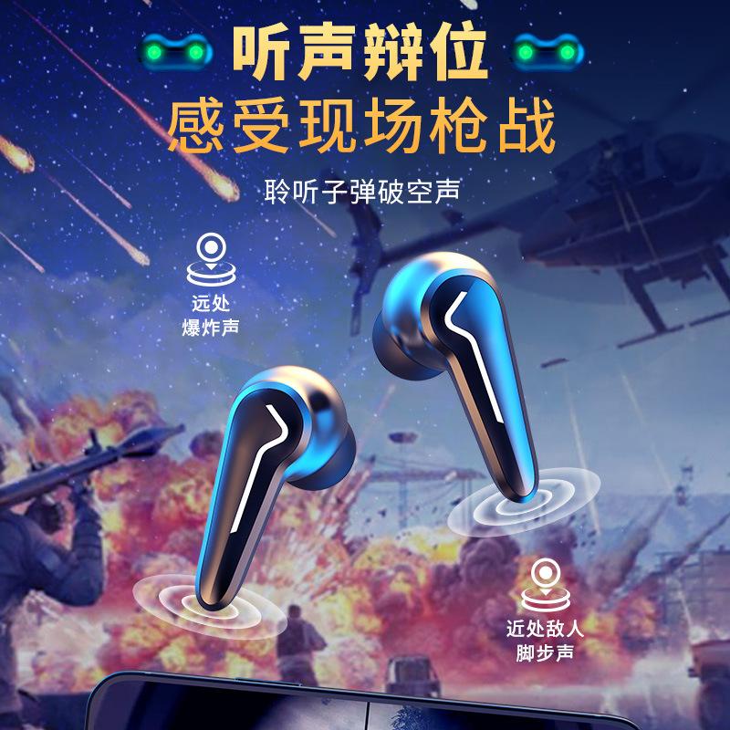 Phong cách mới nhất tiêu chuẩn chính thức của năm sạc tai nghe Bluetooth trong tai