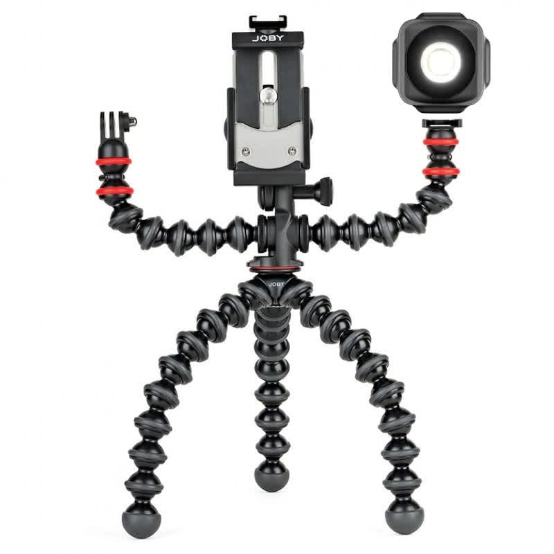 Đèn LED chụp ảnh quay phim Joby Beamo Mini LED + chân 3 đầu GorillaPod Mobile Rig - JB01635+JB01524 - Hàng chính hãng