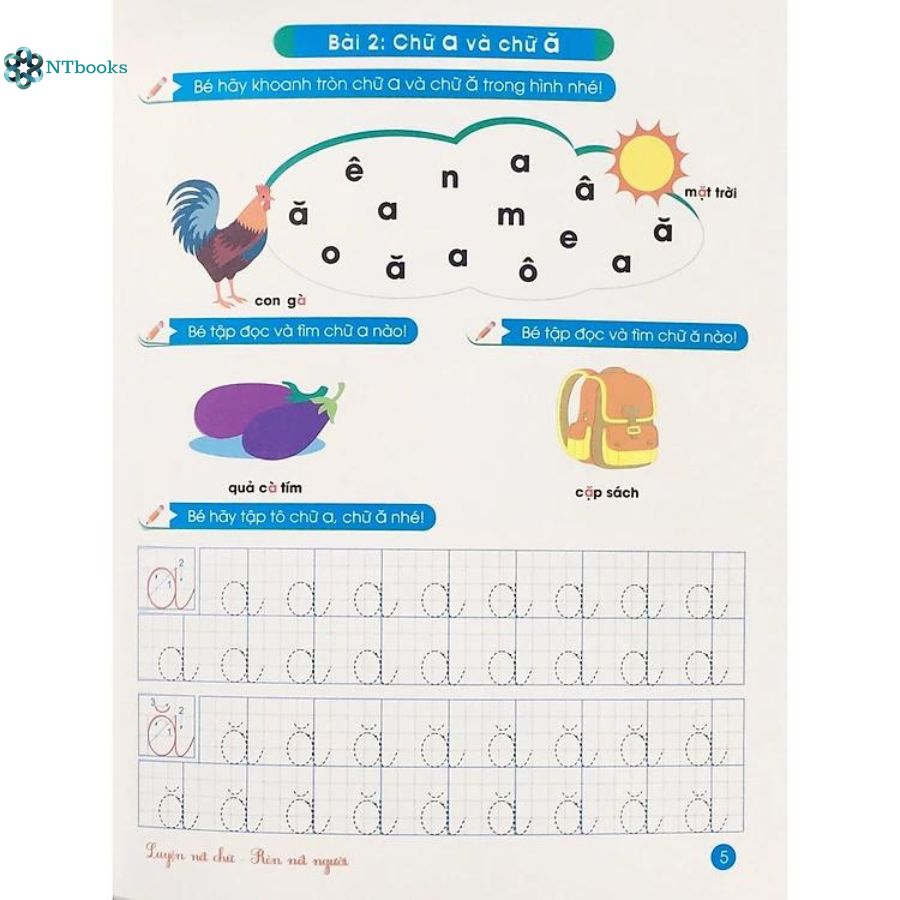 Combo 2 cuốn Tập tô thông minh: Tập tô số và hình khối - Tập tô chữ cái