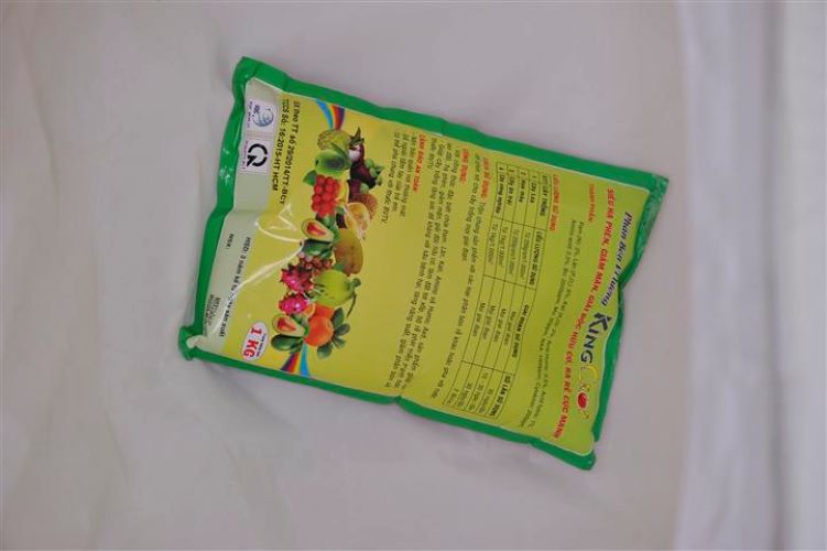 Phân bón hữu cơ sinh học KingCrop, dùng trồng rau, cây ăn trái sạch, an toàn