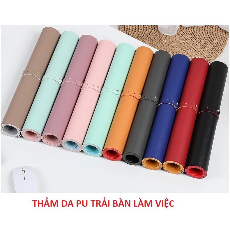 Miếng Lót Bàn Làm Việc DeskPad Da Size Lớn Kiêm Thảm Bàn Di Chuột Cỡ Lớn