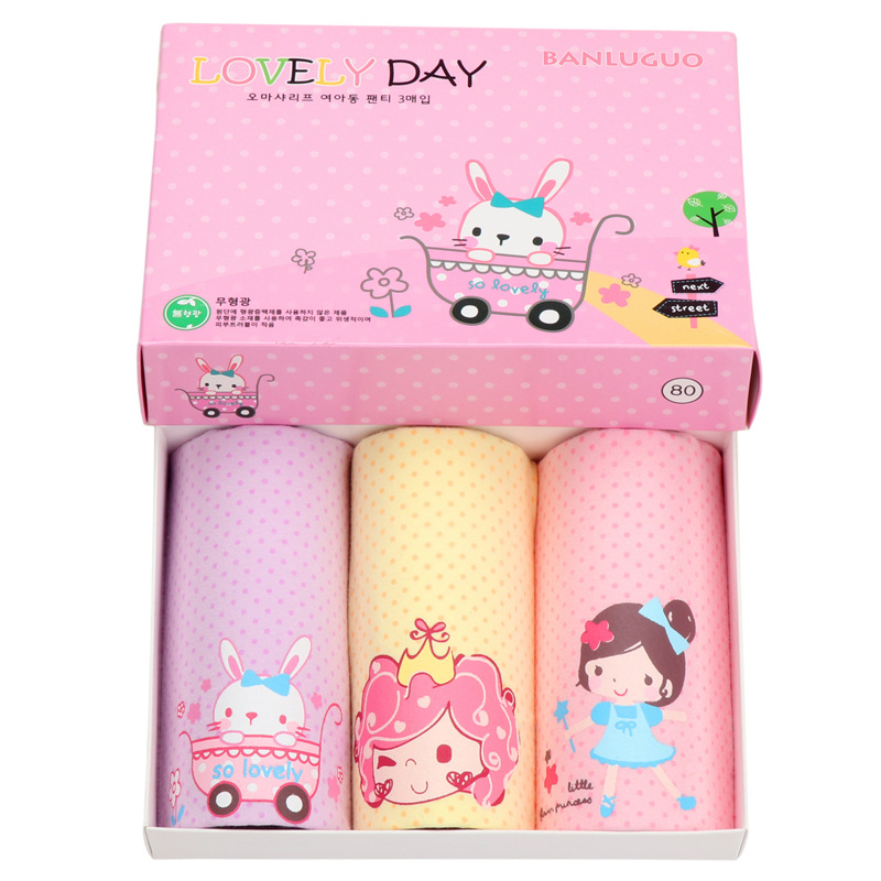 Quần Chíp Đùi Cho Bé Gái,Quần Lót Đùi Bé Gái Set 3 Chiếc Kháng Khuẩn 100% Cotton Cho Bé từ 3-15 PK21