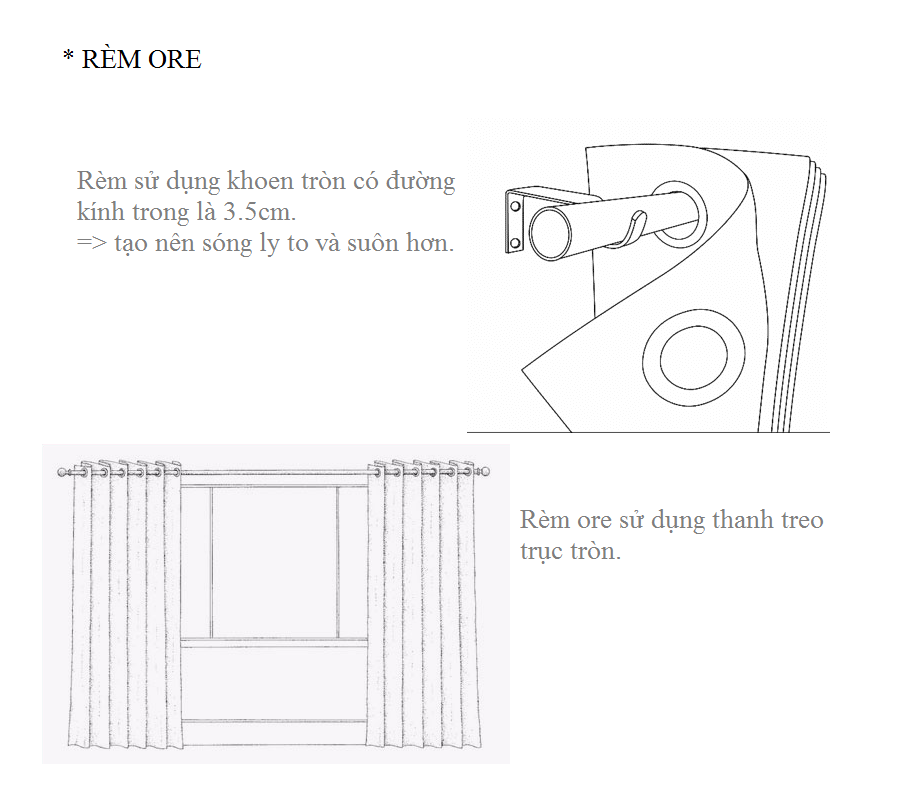 Rèm cửa Nhật Bản POM phong cách đồng quê