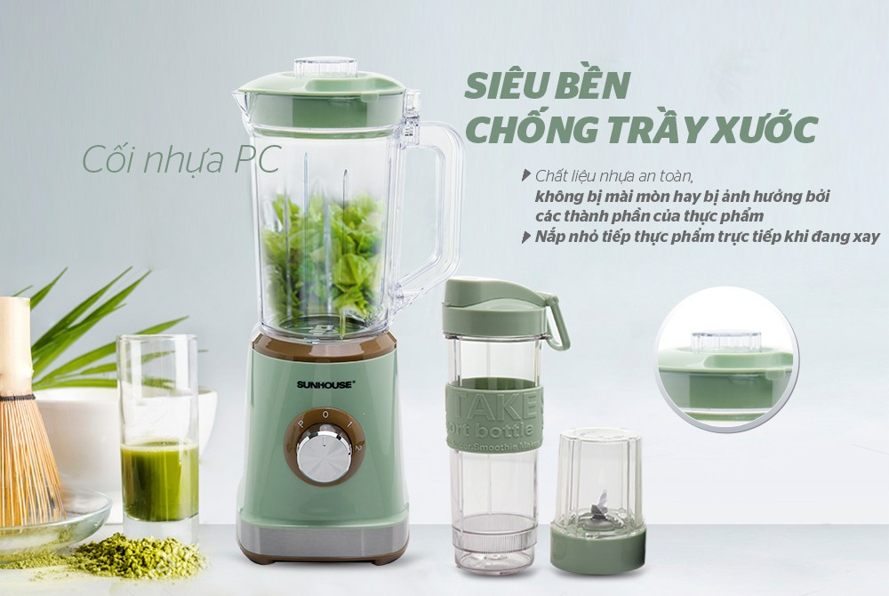 Máy xay sinh tố đa năng Sunhouse SHD5315G - Hàng chính hãng