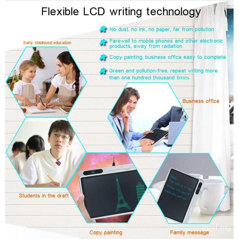 Bảng Viết Điện Tử Màn Hình LCD 10.1 Inch Kèm Bút Chất Liệu Da