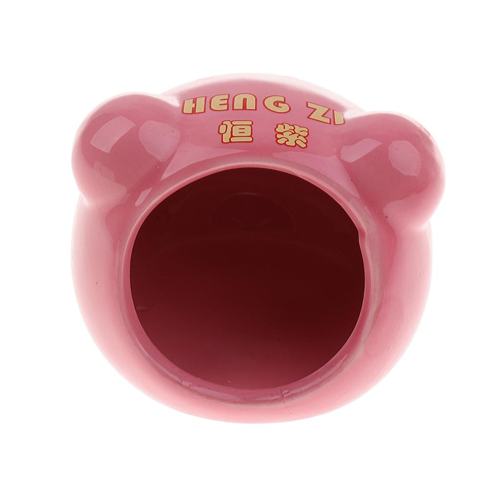 Ceramic Hamster Bird Squirrel Summer Cooling Bed Pet Toy House Nest
