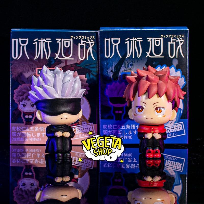 Mô hình Jujutsu Kaisen - Anime Chú thuật hồi chiến - Mô hình Yuji Itadori Satoru Gojo to nét đẹp cầm chắc tay - Cao 10cm