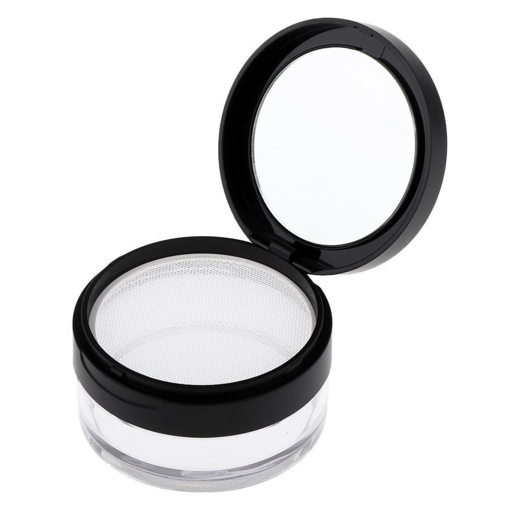 10G Empty DIY Makeup Loose Case Cosmetic Blush Container Black S
