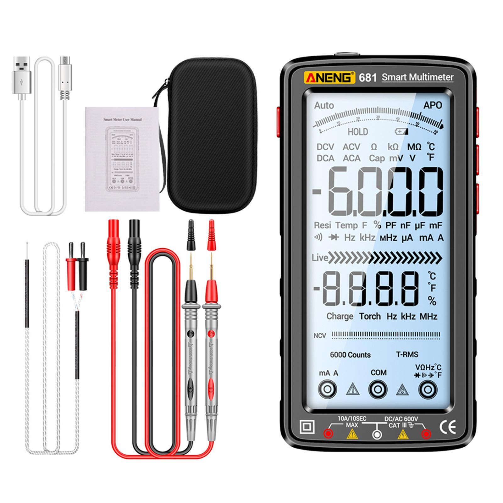 Digital Multimeter Electric meter Wide Measuring Multi Tester