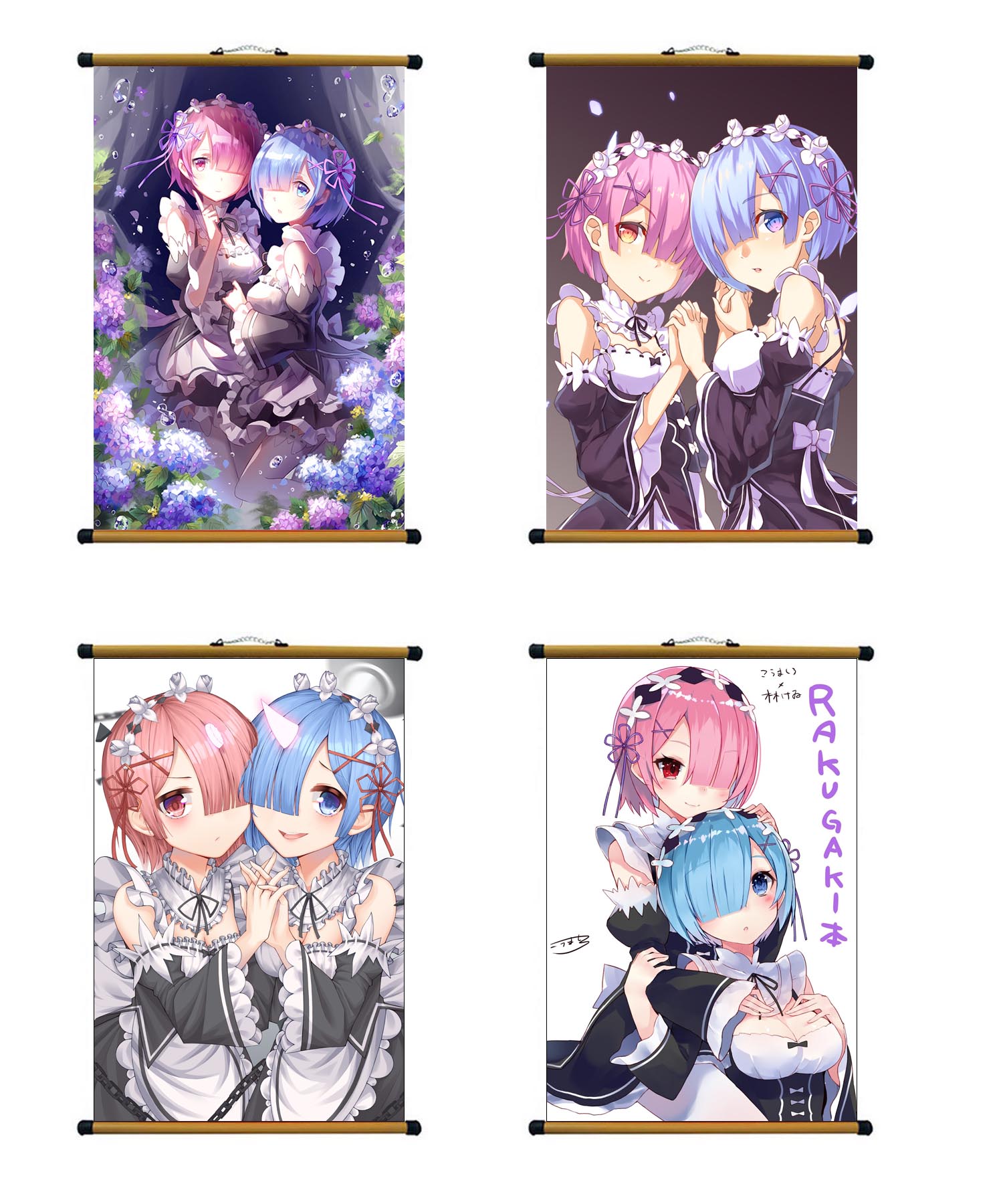 Tranh ảnh treo tường Re:Zero có khung nẹp ANIME MANGA