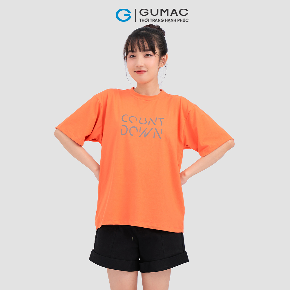 Áo thun GUMAC ATC12039 in phản quang năng động