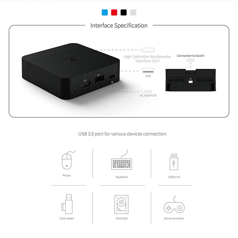 Đế di động cho Bộ chuyển đổi đế sạc Gulikit NS05