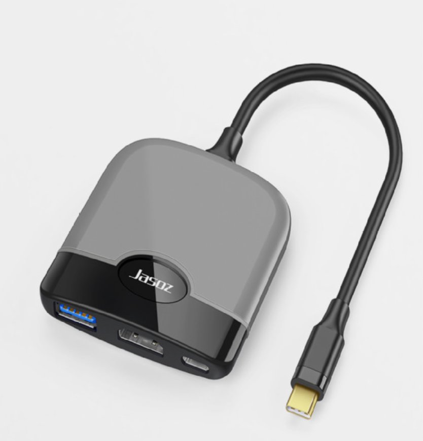 Hub chuyển đổi USB Type-C Sang USB 3.0/HDMI/Type C Newdery Jasoz - Hàng chính hãng