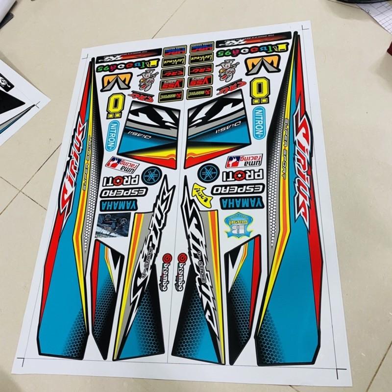 Tem rời dành cho xe sirius xanh đen