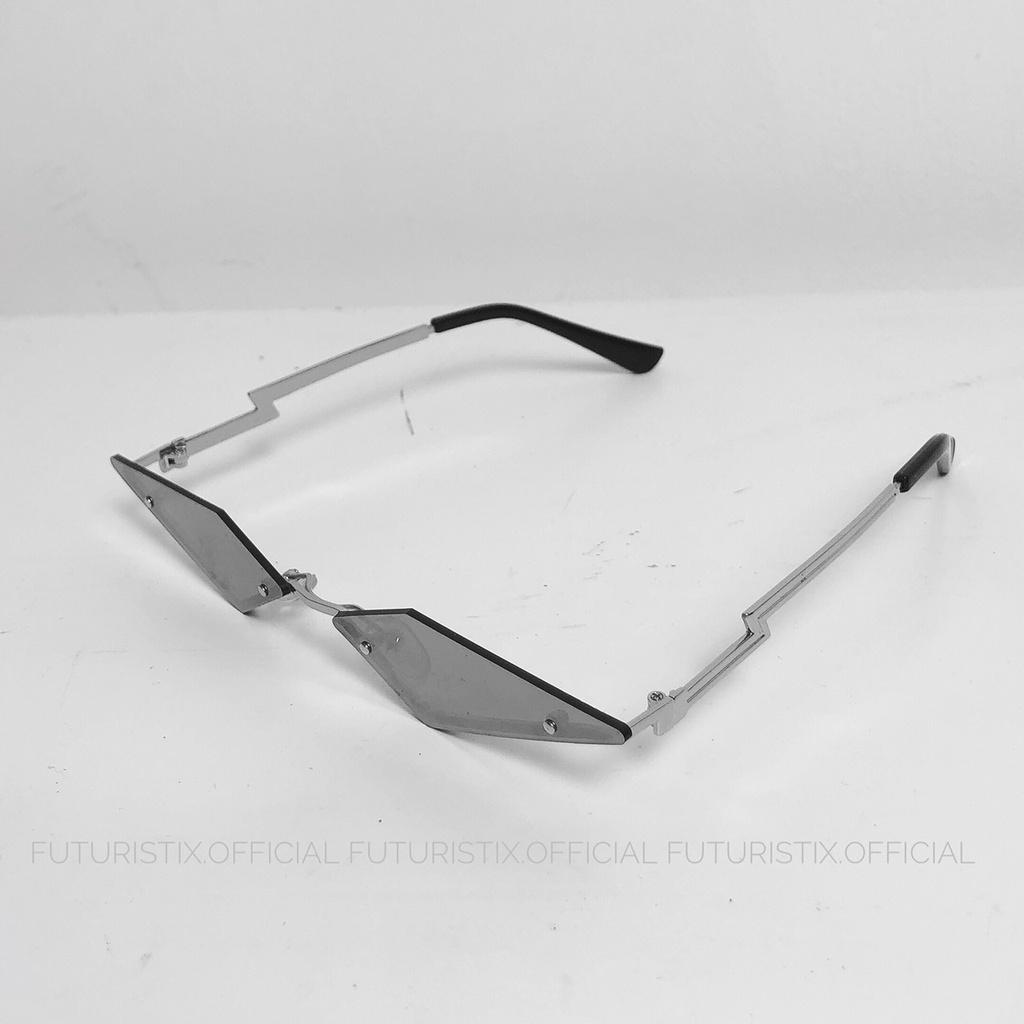 Kính mắt bạc diamond thời trang độc lạ FuturistiX