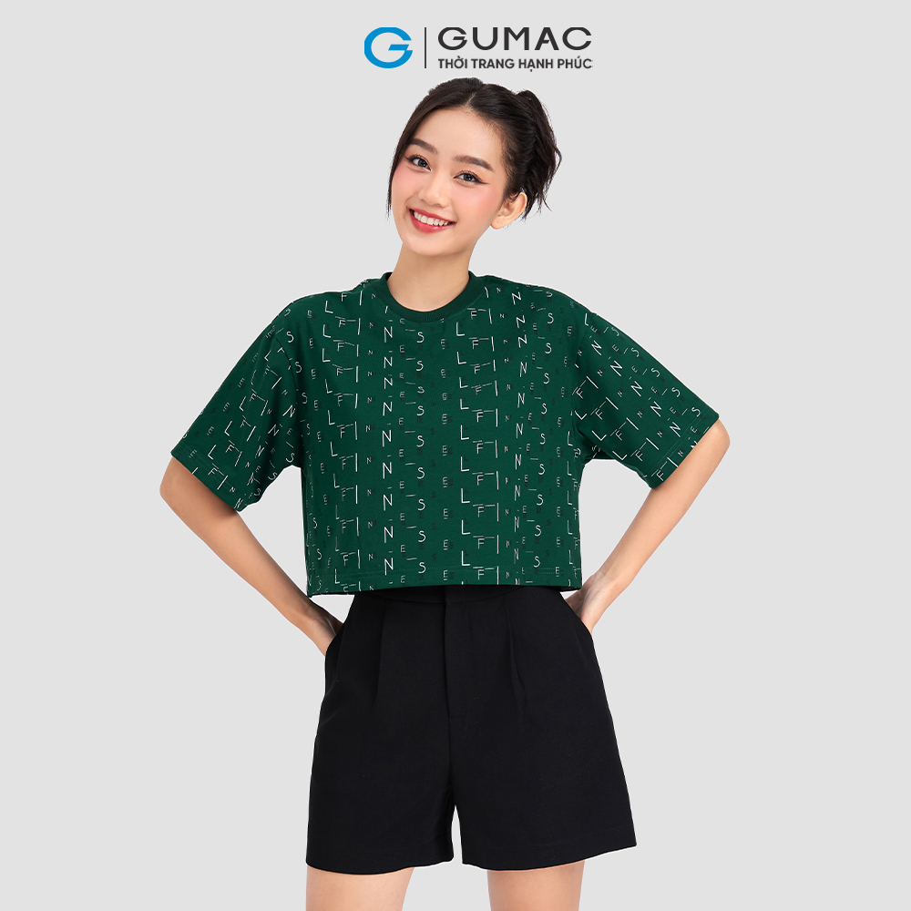Áo thun in tấm GUMAC ATD03023