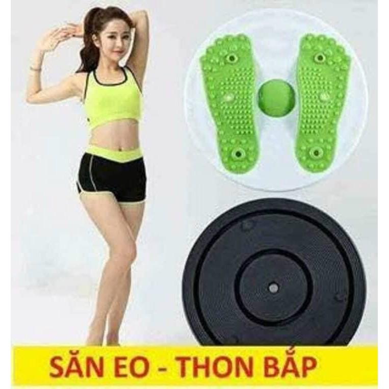 Đĩa Xoay Eo Tập Thể Dục 360 Độ Giảm Mỡ Bụng, Eo Thon, Cơ Bụng Săn Chắc