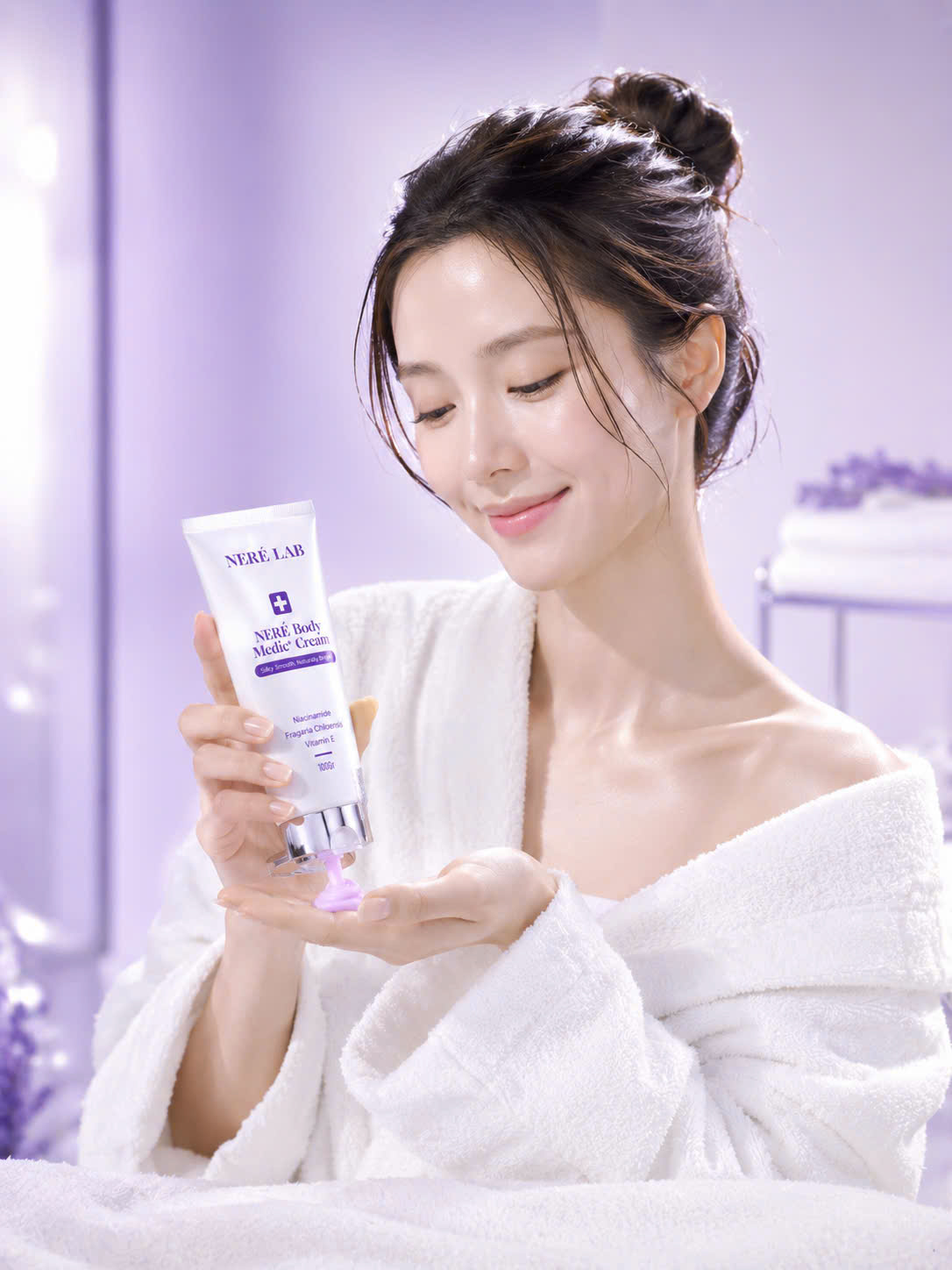 Kem Dưỡng Thể Neré Body Medic+ Cream 100g - Dưỡng ẩm, Làm sáng, Giúp da mềm mịn