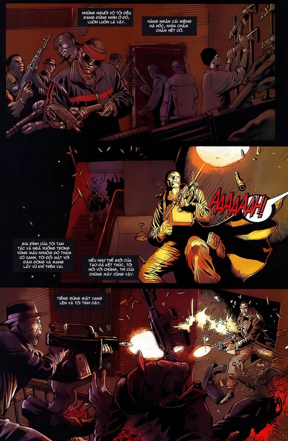 the punisher: trên là dưới & trắng là đen chapter 3 24