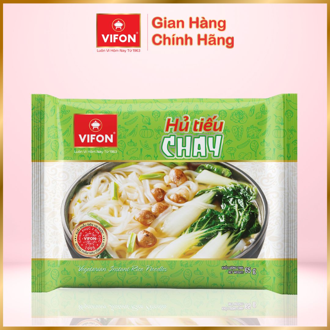 Thùng 30 gói Hủ Tiếu Chay VIFON (65g / Gói)