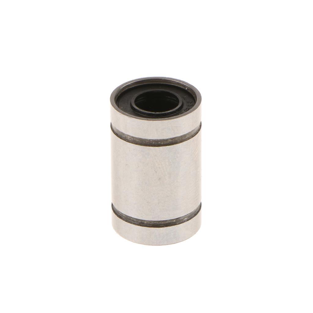 12Packs LM6UU 6mm Inside Dia Linear Ball Bearing Bushing for 3D Printer 17mm