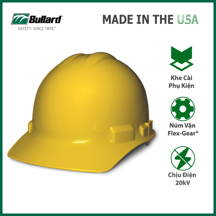 Nón bảo hộ Bullard DUO Safety - Xuất xứ Hoa Kì - Hàng Chính Hãng