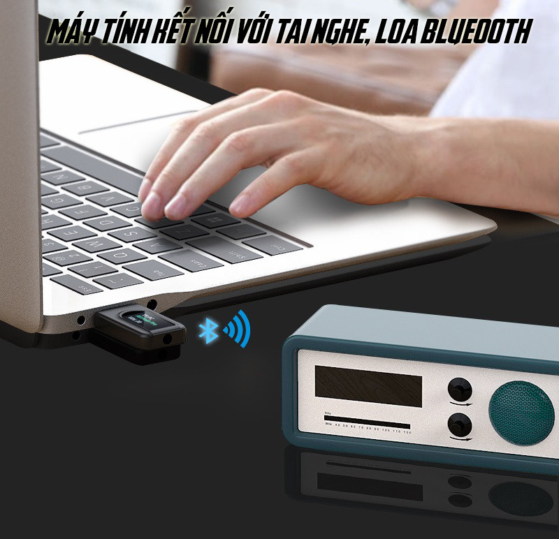 Thiết Bị Thu Phát Nhạc Không Dây USB Bluetooth 5.0 ZT-1