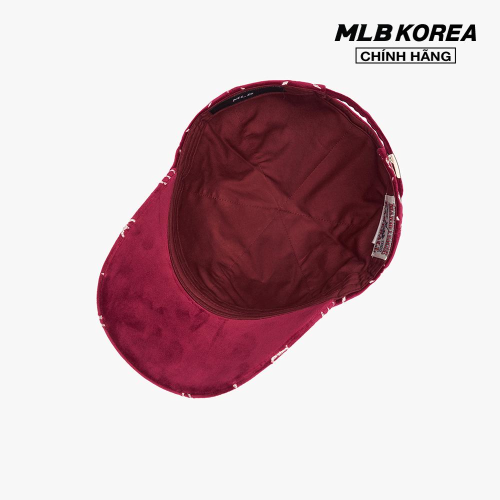 MLB - Nón bóng chày unisex Dia Monogram Velvet Structured 3ACPMV126-43WIS